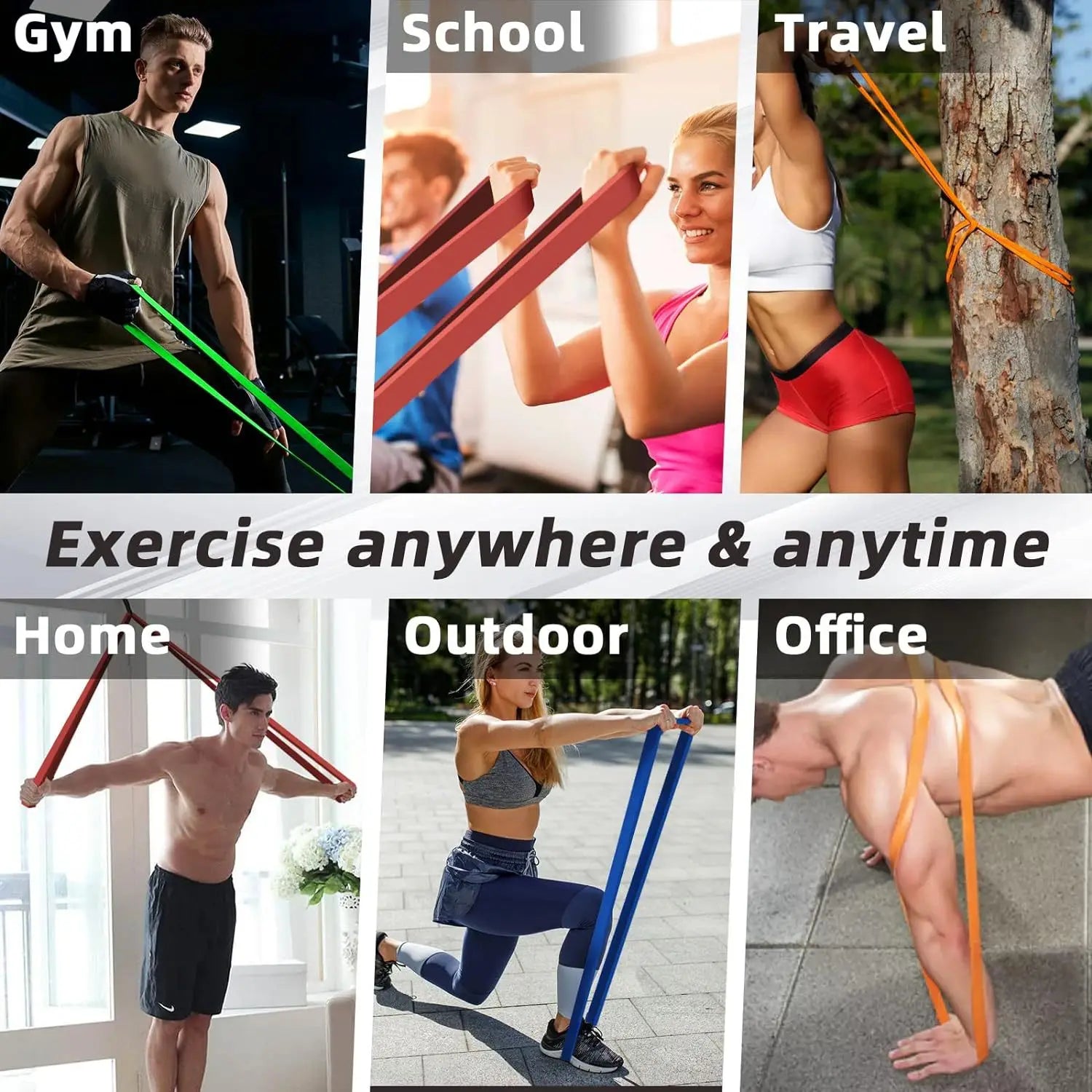 Resistance Band 20~230lbs