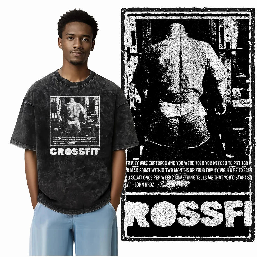 Gym Motivation Oversized Tee