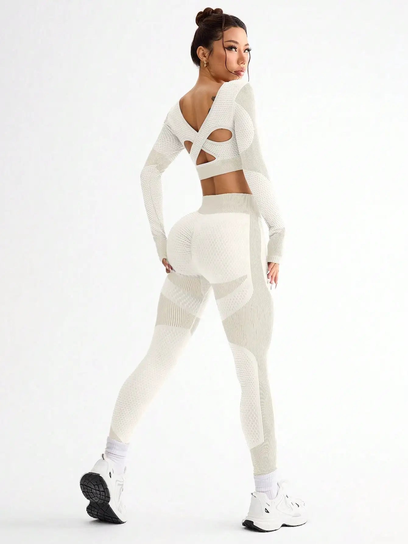 Seamless 2-Piece Yoga Suit