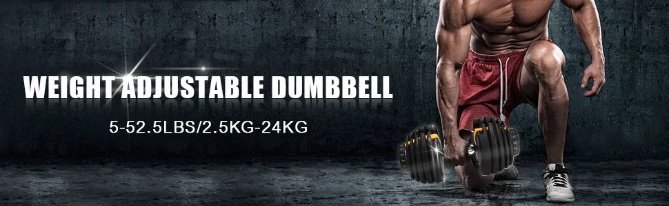 SIHAO 24KG Adjustable Dumbbell Set