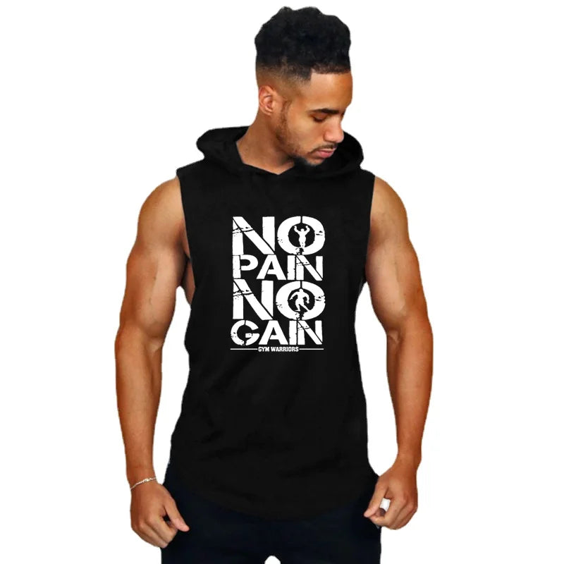 Sleeveless Hooded Tee