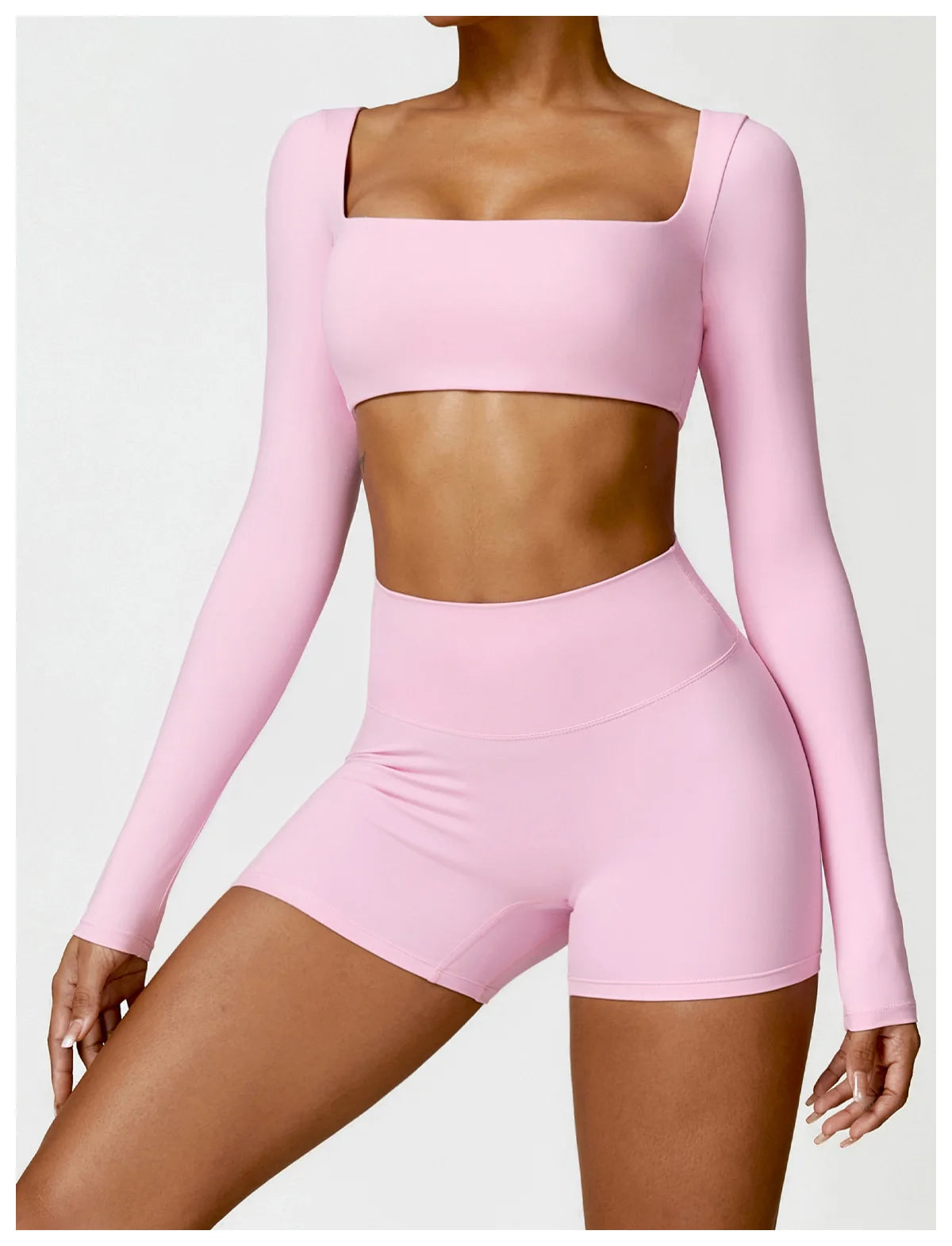 2-Peace Long Sleeve Yoga Suit