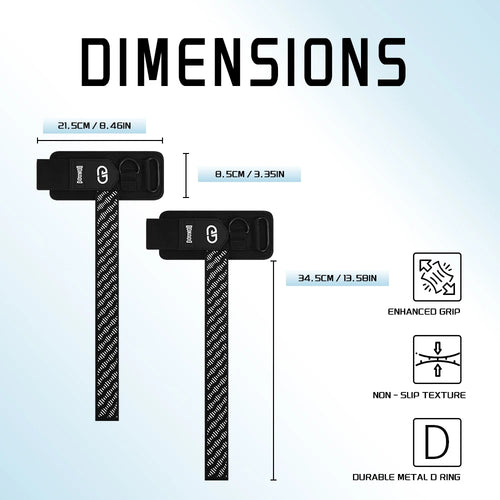 2Pcs Weightlifting Straps