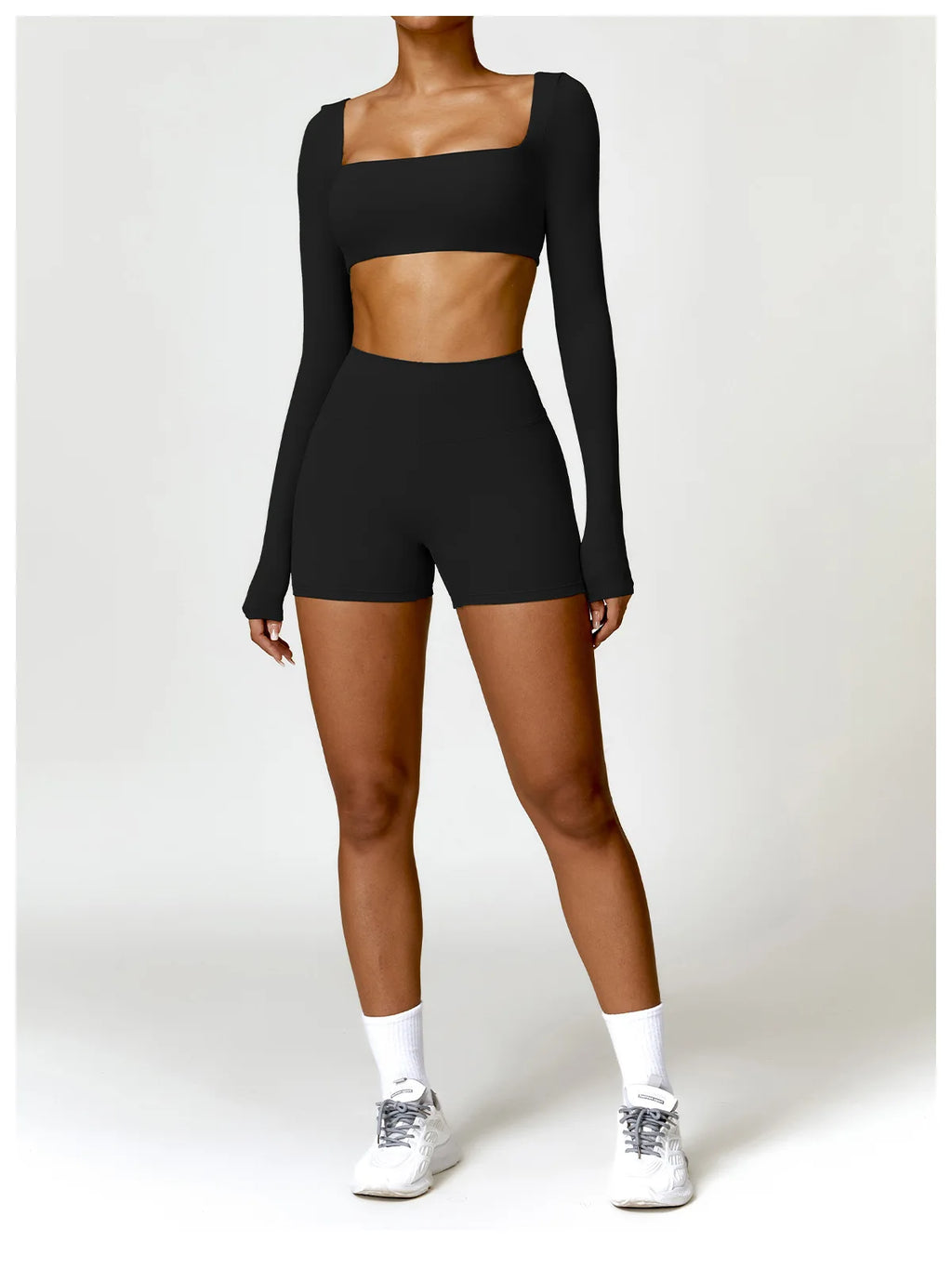 2-Peace Long Sleeve Yoga Suit