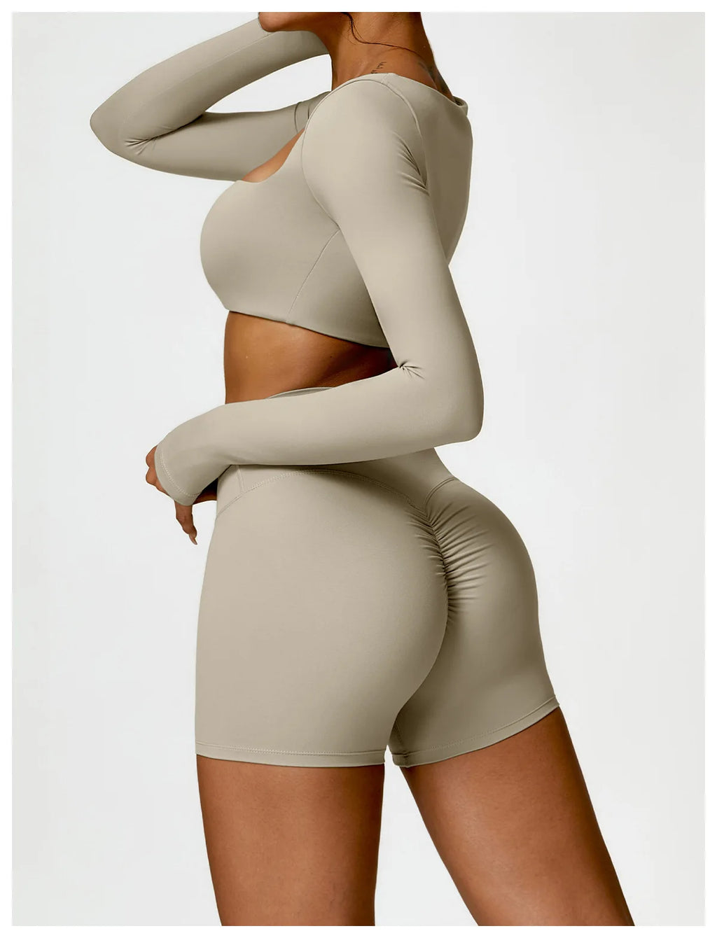 2-Peace Long Sleeve Yoga Suit