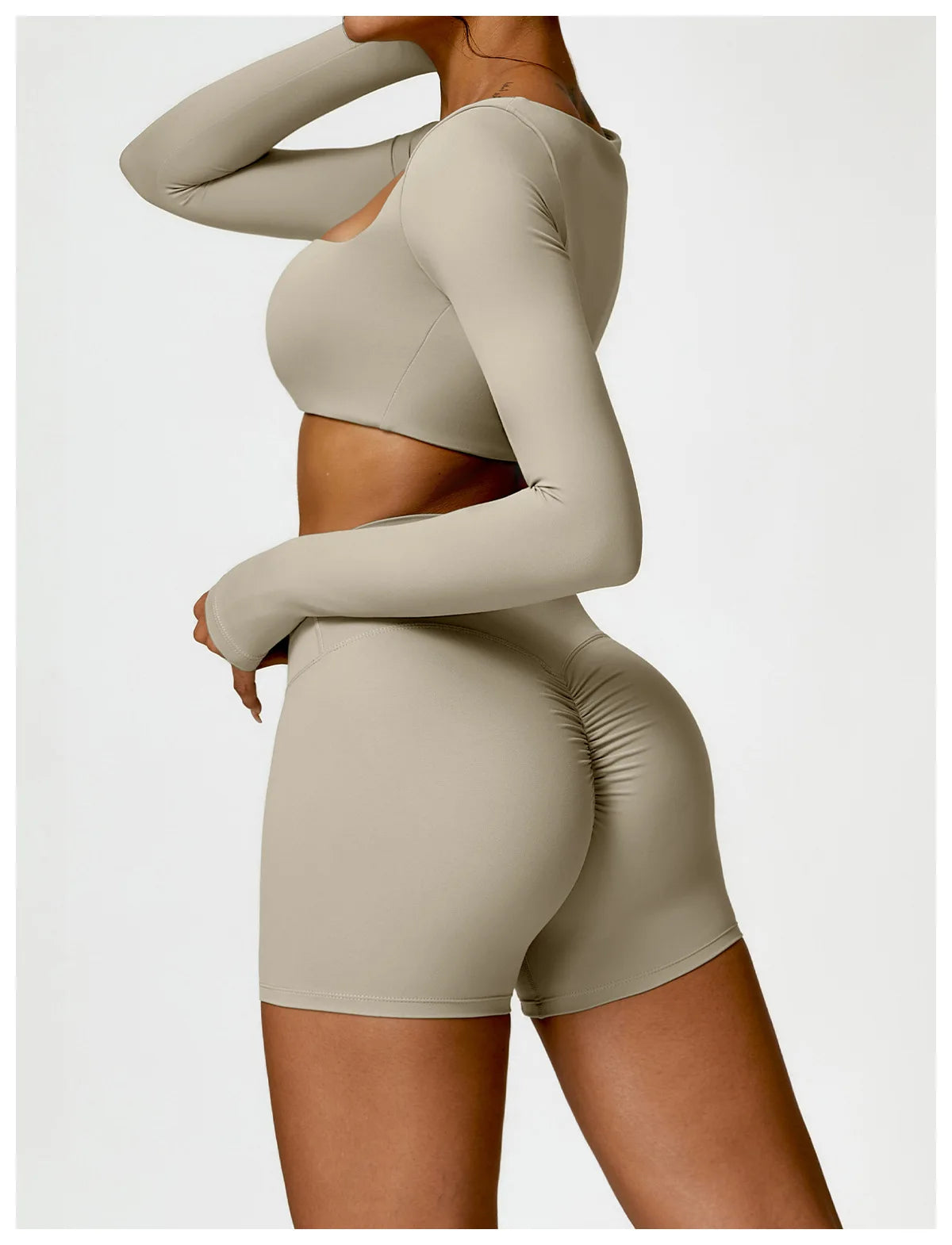 2-Peace Long Sleeve Yoga Suit