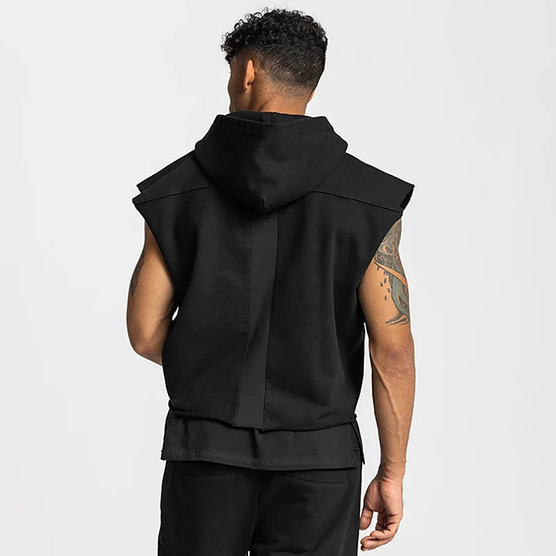Sleeveless Hooded Tee