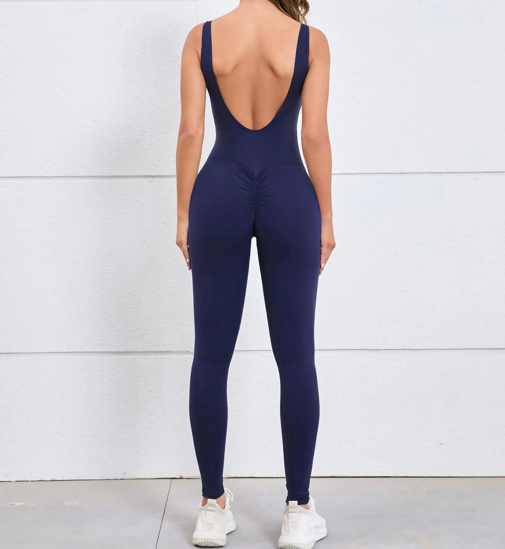 Backless One-piece Suit
