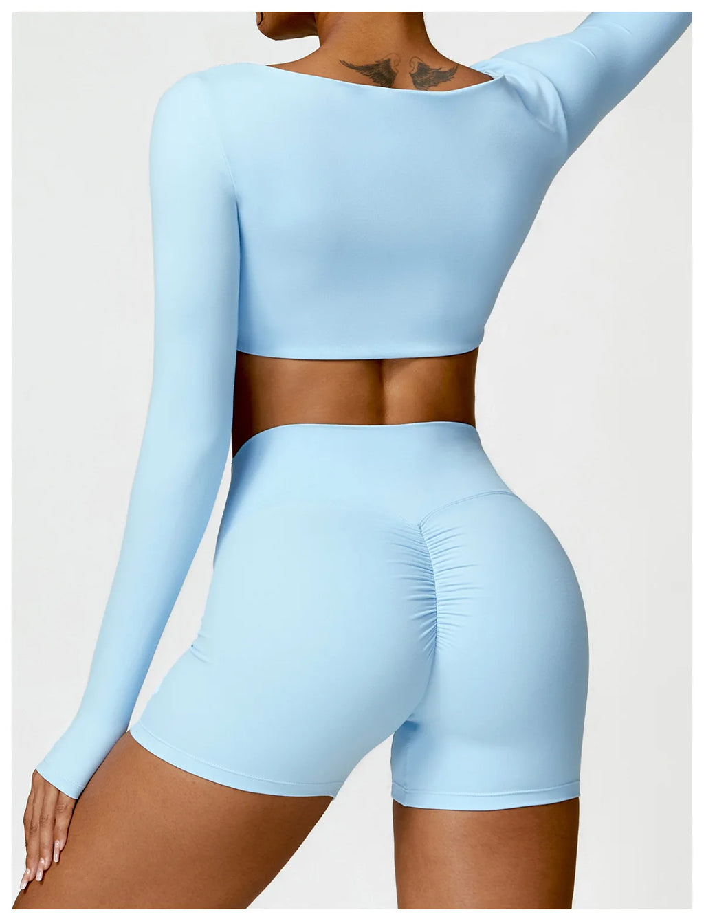 2-Peace Long Sleeve Yoga Suit