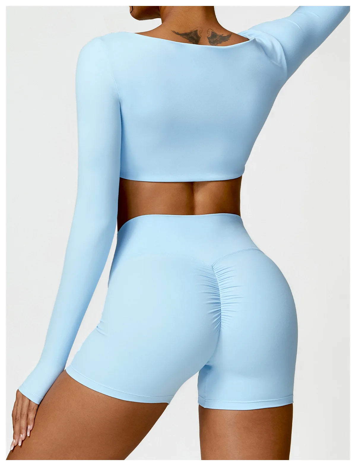 2-Peace Long Sleeve Yoga Suit