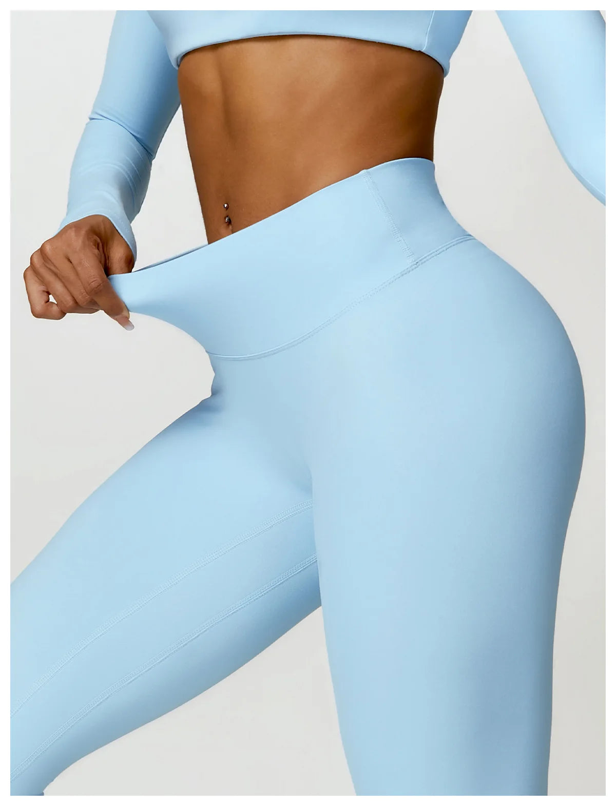 2-Peace Long Sleeve Yoga Suit