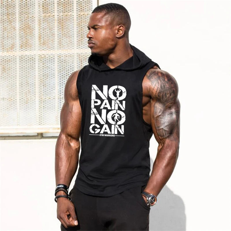 Sleeveless Hooded Tee