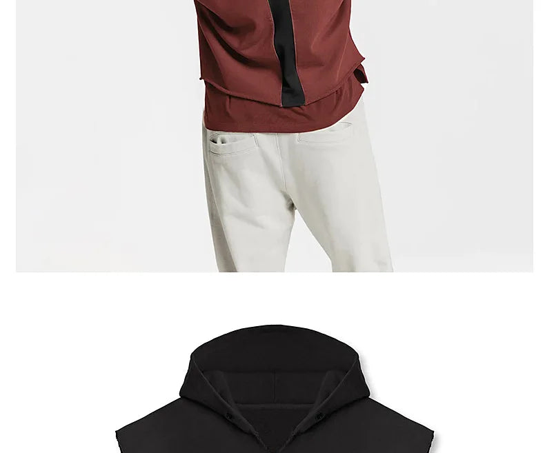 Sleeveless Hooded Tee