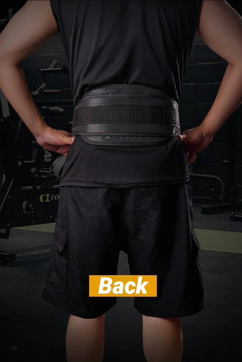 Thicken Weight Lifting Belt With Chain Dipping For Pull Up Chin Kettlebell Barbell Fitness Bodybuilding Gym Back Strength