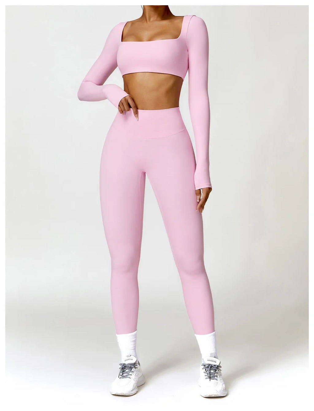 2-Peace Long Sleeve Yoga Suit