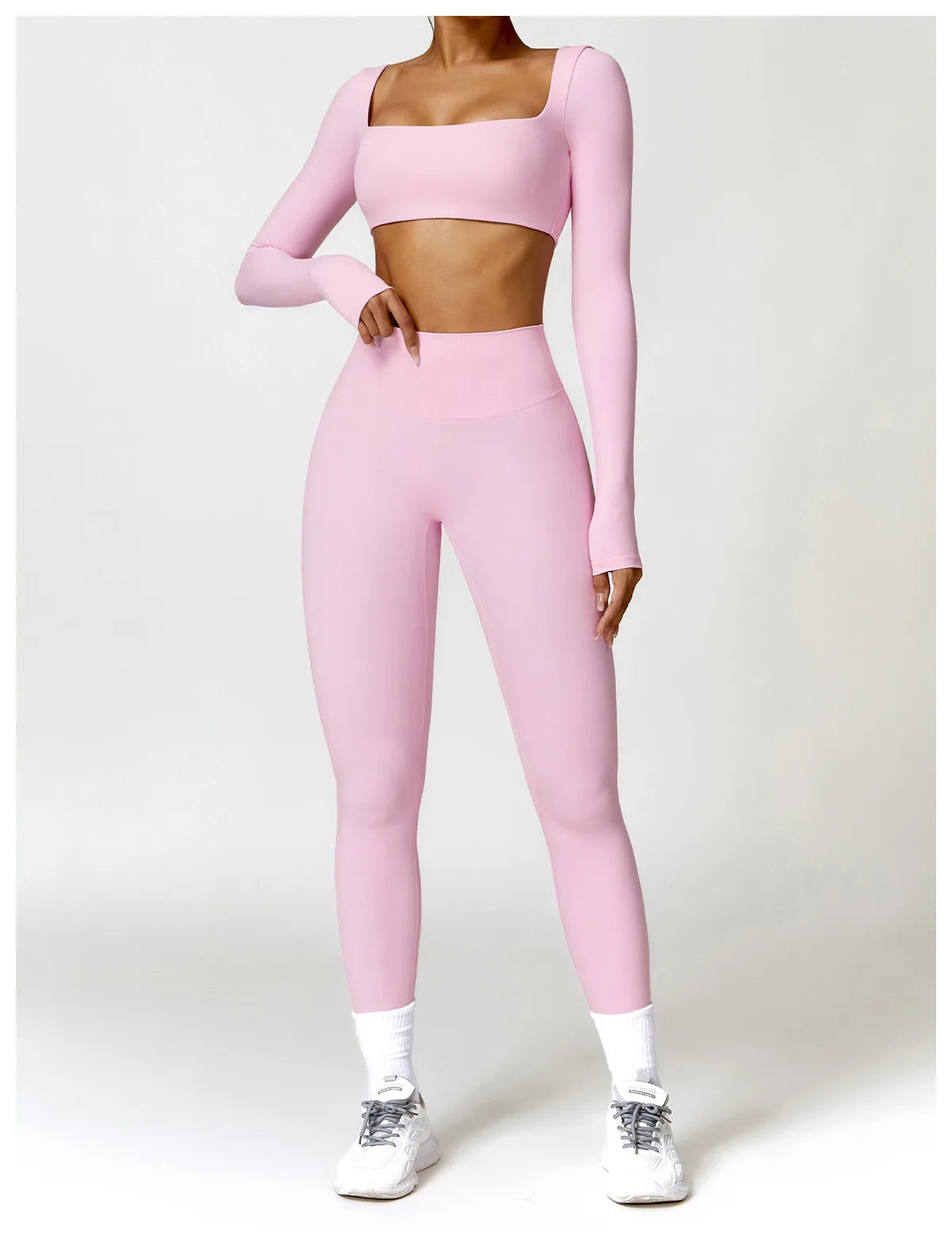 2-Peace Long Sleeve Yoga Suit
