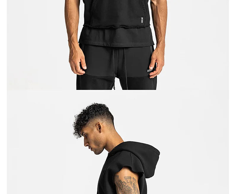 Sleeveless Hooded Tee