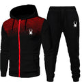 Men's Hooded Zip Jogger Tracksuit