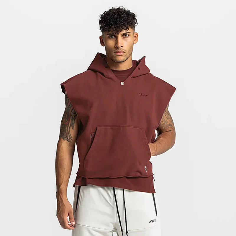 Sleeveless Hooded Tee