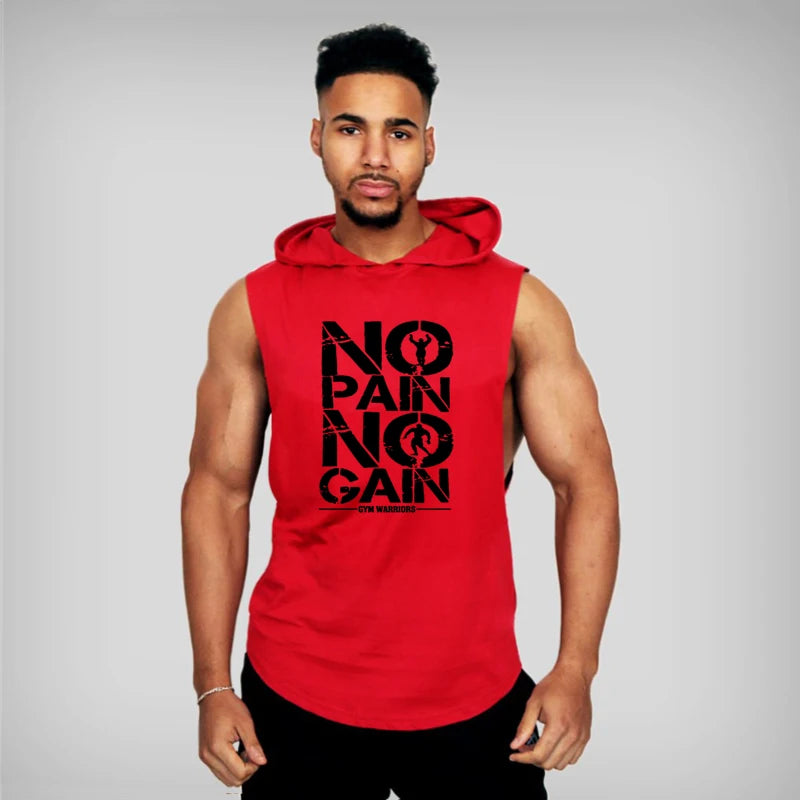 Sleeveless Hooded Tee
