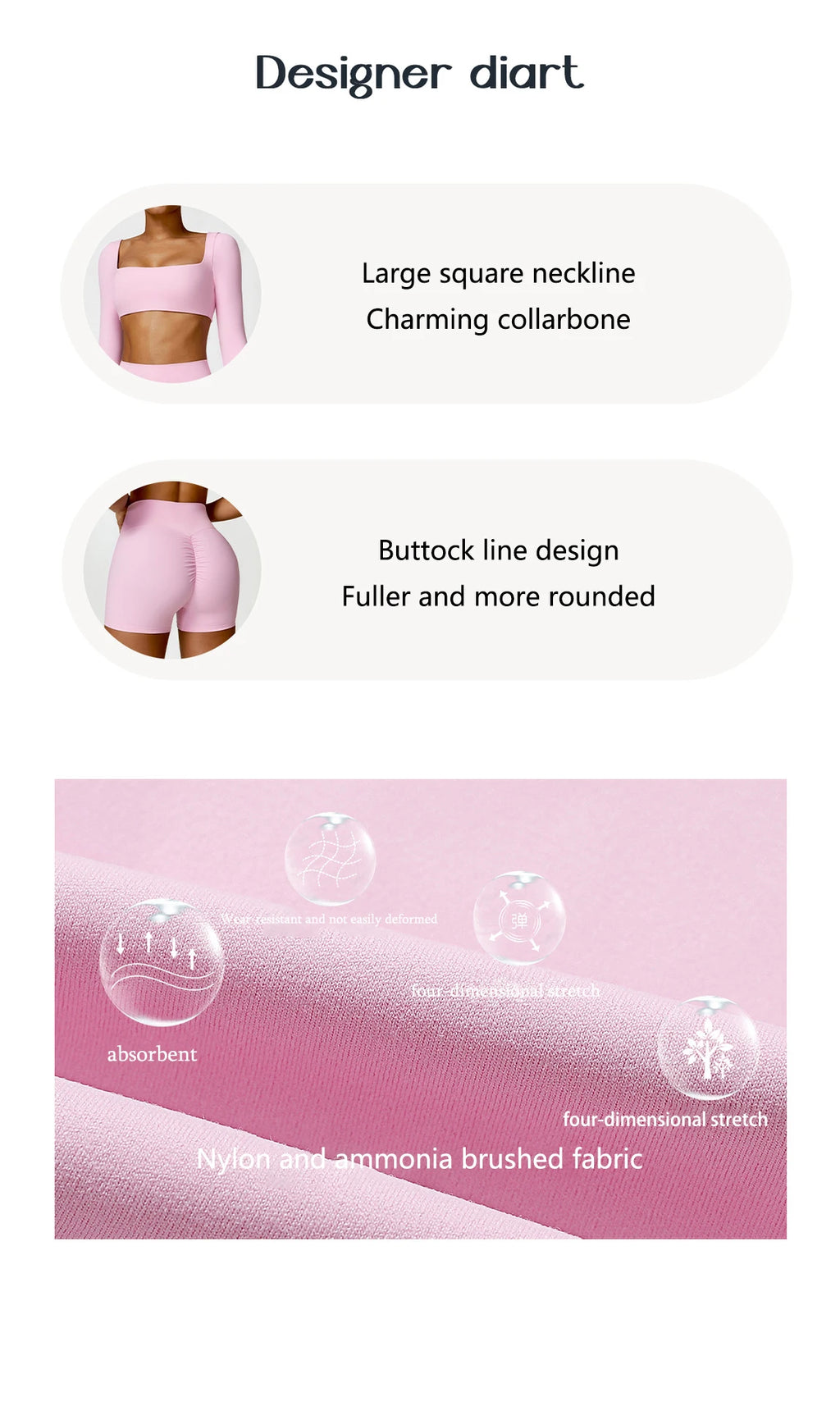 2-Peace Long Sleeve Yoga Suit