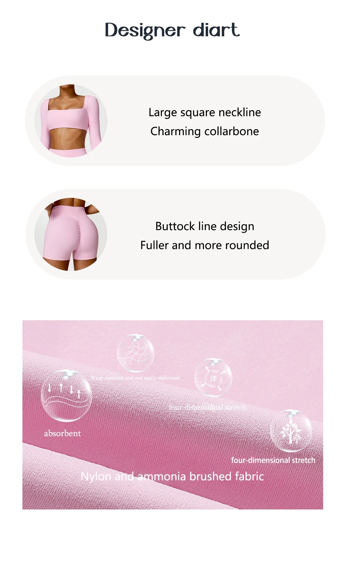 2-Peace Long Sleeve Yoga Suit