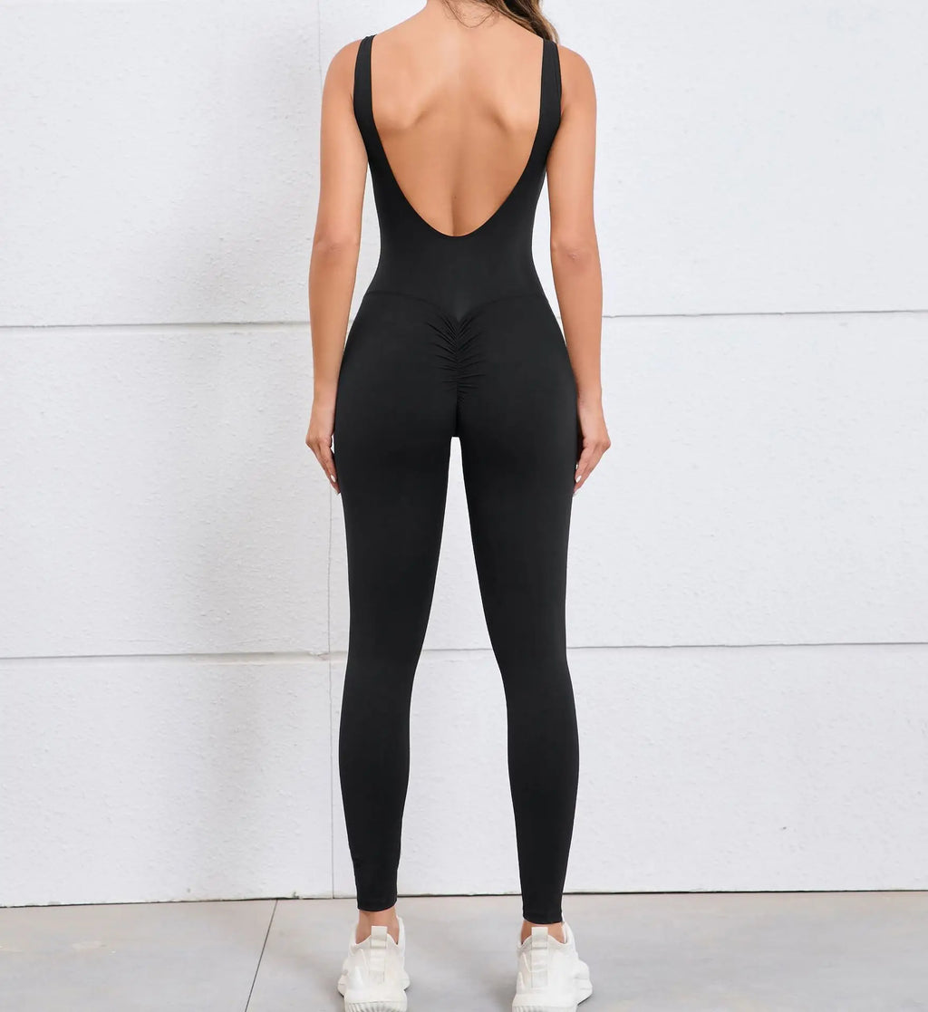 Backless One-piece Suit