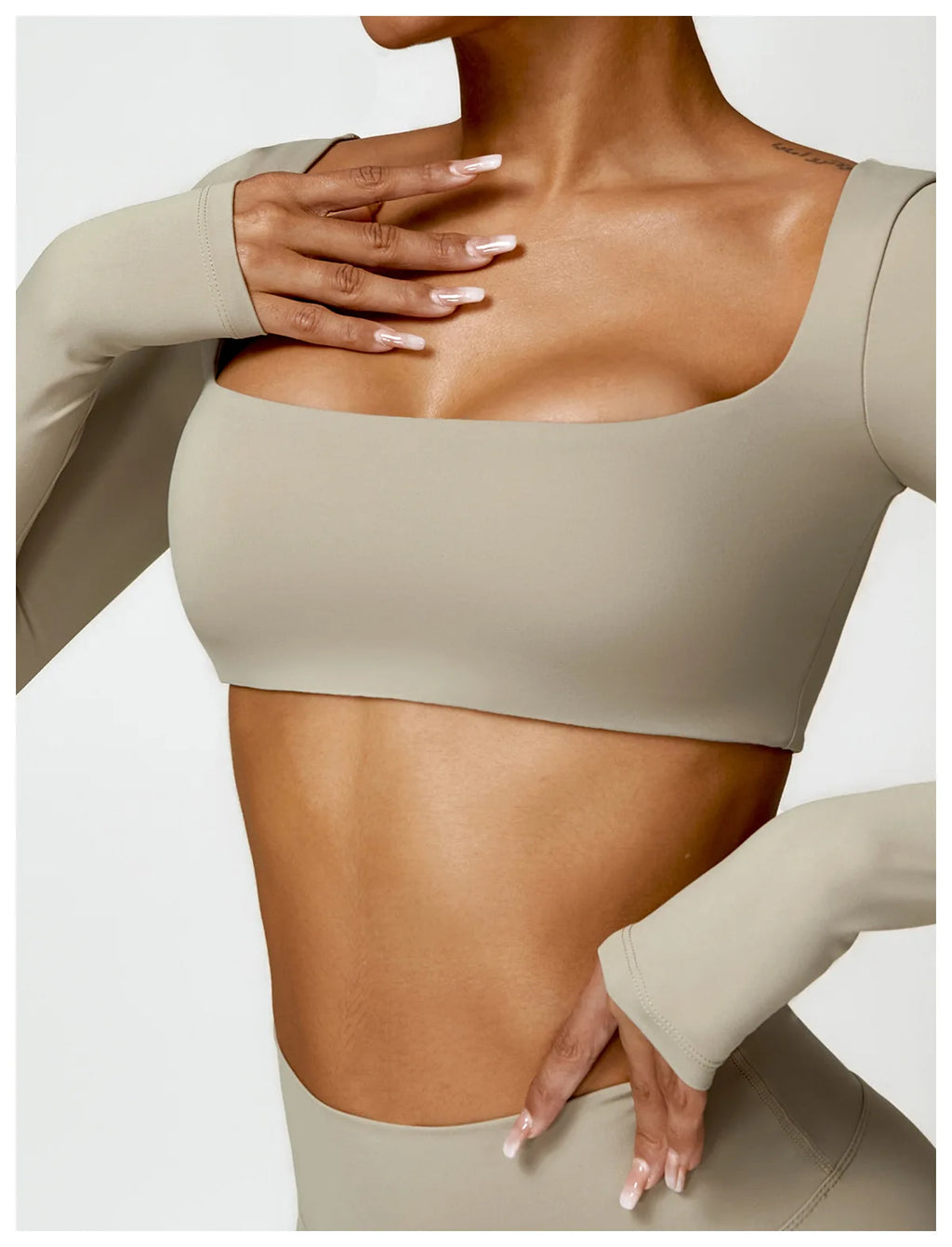 2-Peace Long Sleeve Yoga Suit