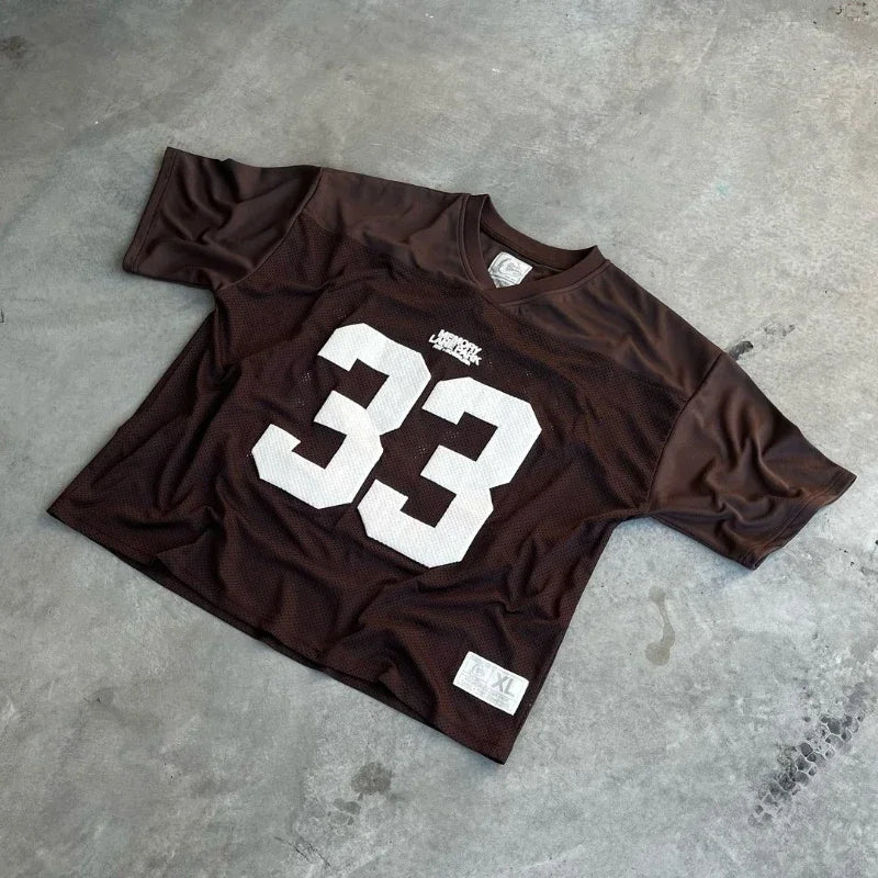 Oversized Retro Mesh Tee