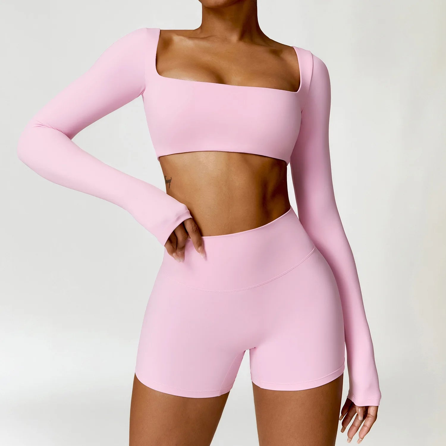 2-Peace Long Sleeve Yoga Suit