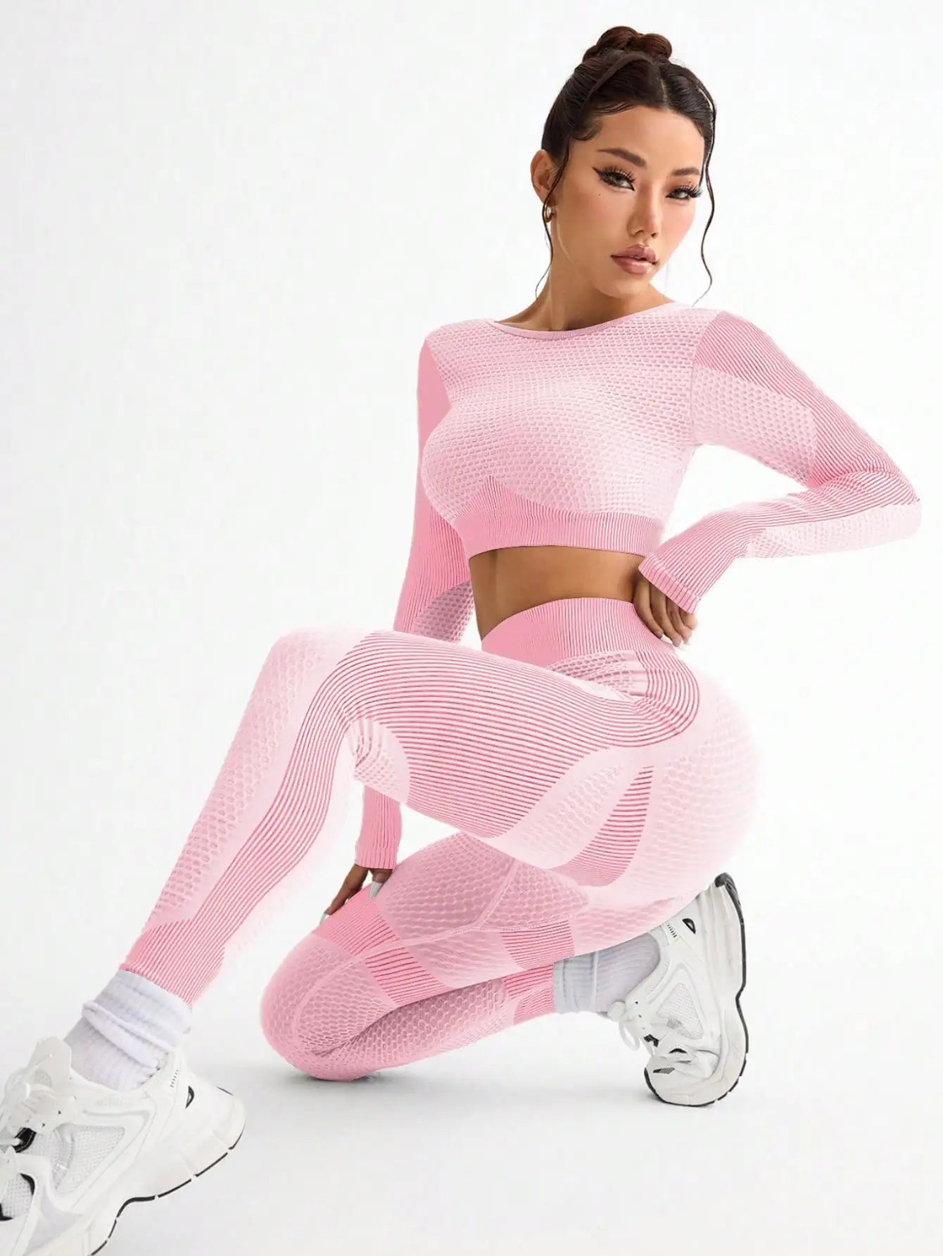 Seamless 2-Piece Yoga Suit