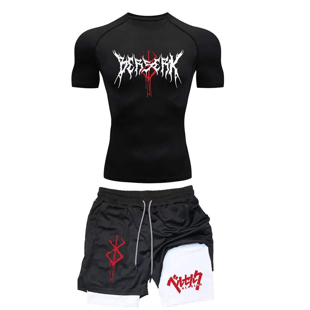 Berserk Men's Compression Gym Set
