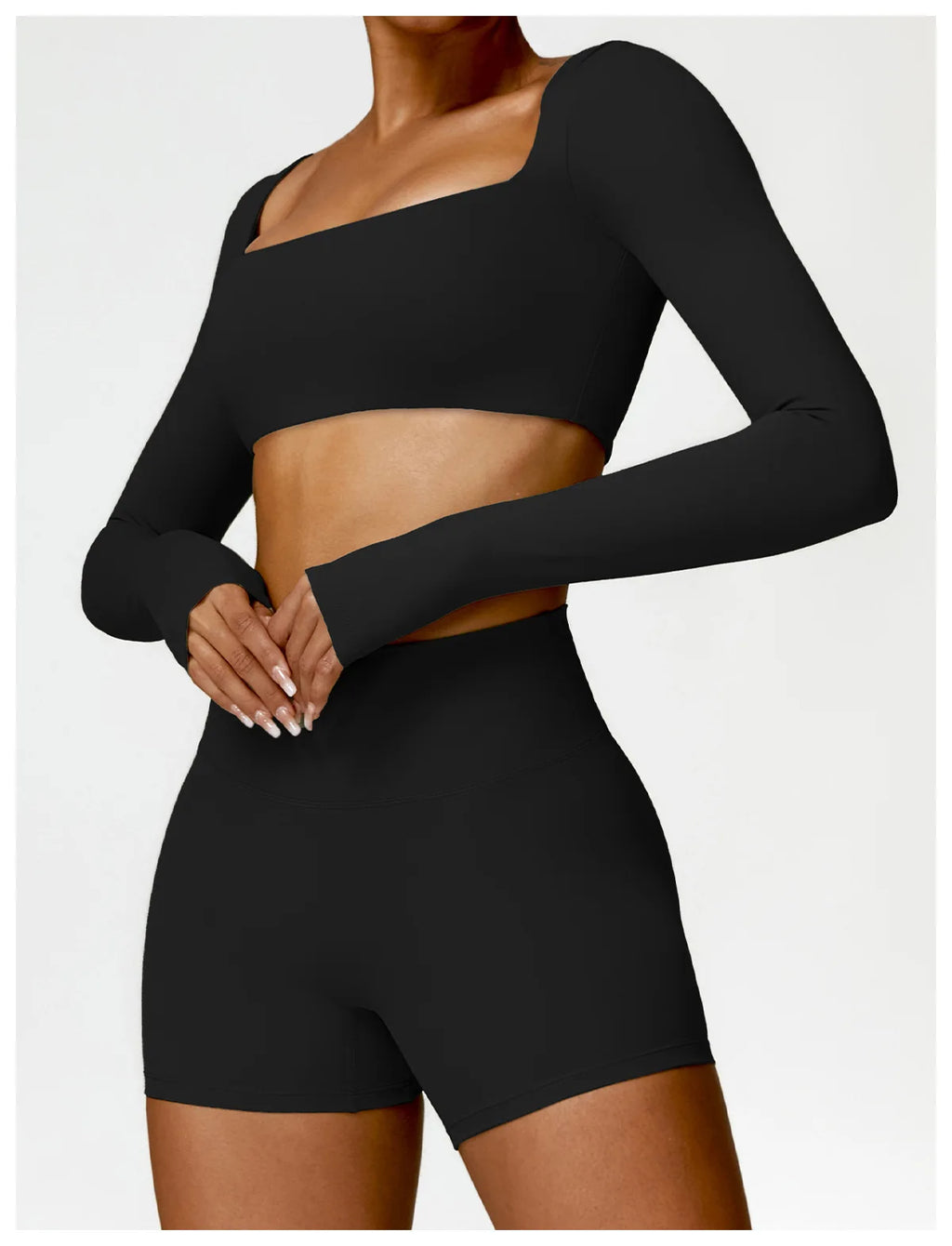2-Peace Long Sleeve Yoga Suit