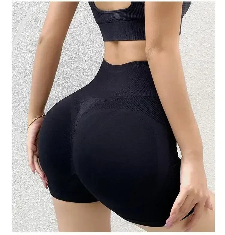 Seamless Yoga Bra & Shorts Set
