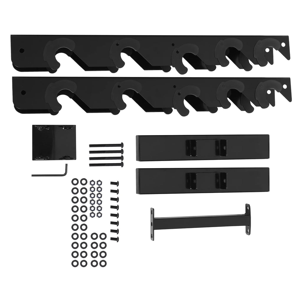 5-Tier Dumbbell Rack A-Frame Steel Dumbbell Holder Accommodate 5 Pairs Dumbbells 100kg Load-bearing Capacity for Home Gym