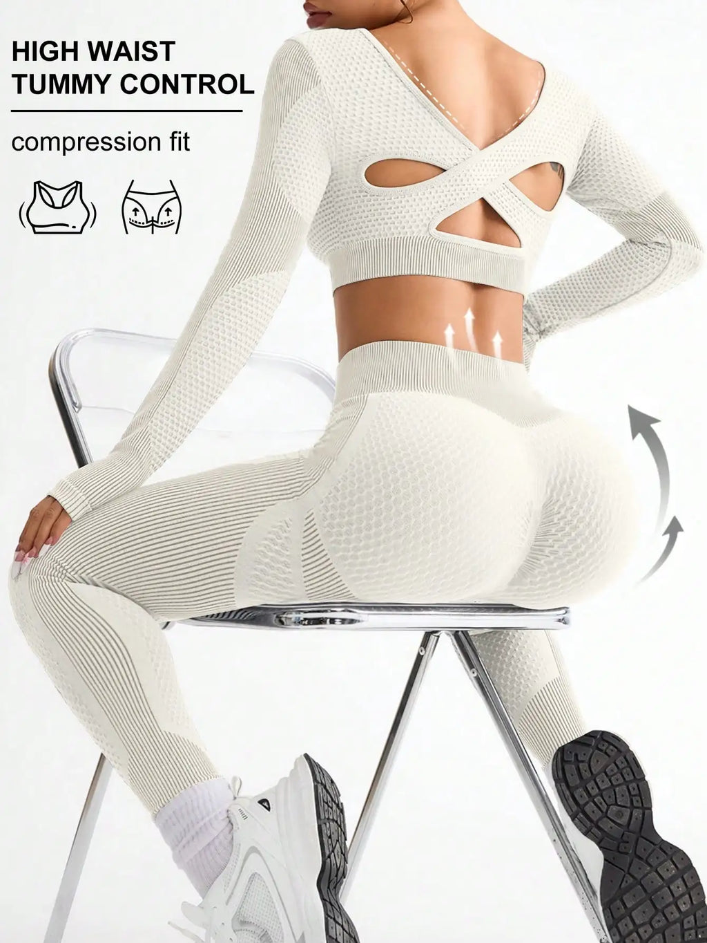 Seamless 2-Piece Yoga Suit