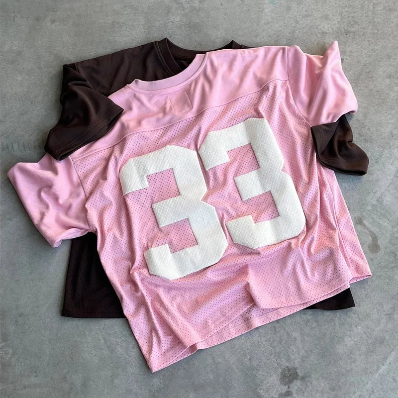 Oversized Retro Mesh Tee