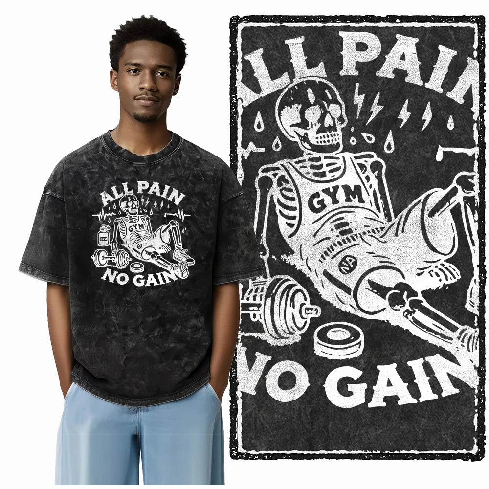Gym Motivation Oversized Tee