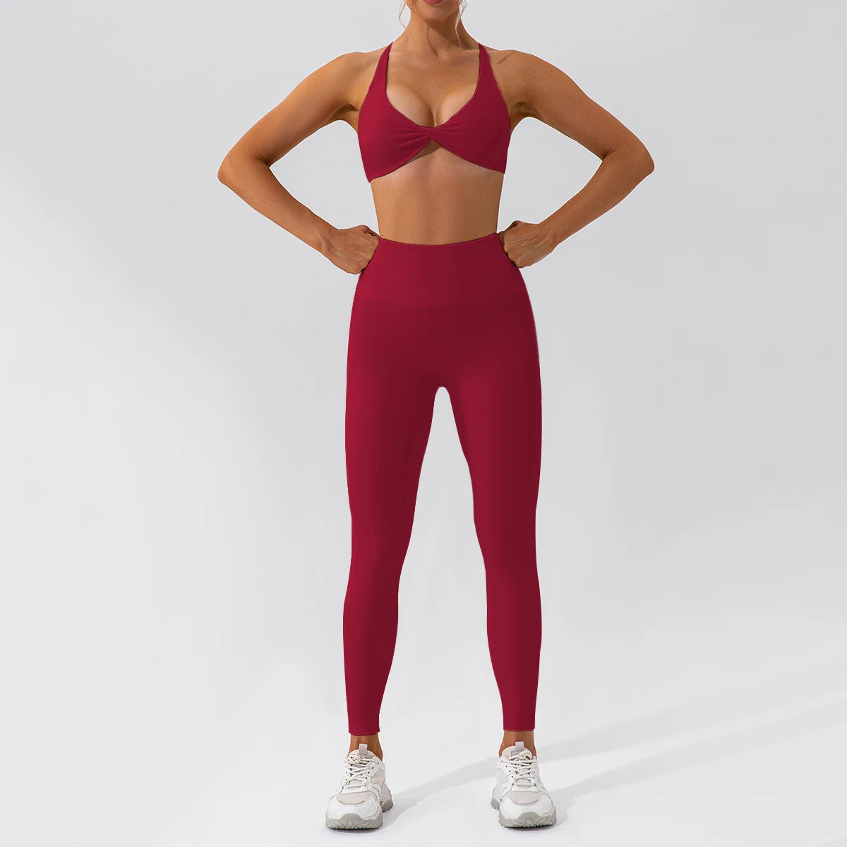 2-Peace Long Sleeve Yoga Suit