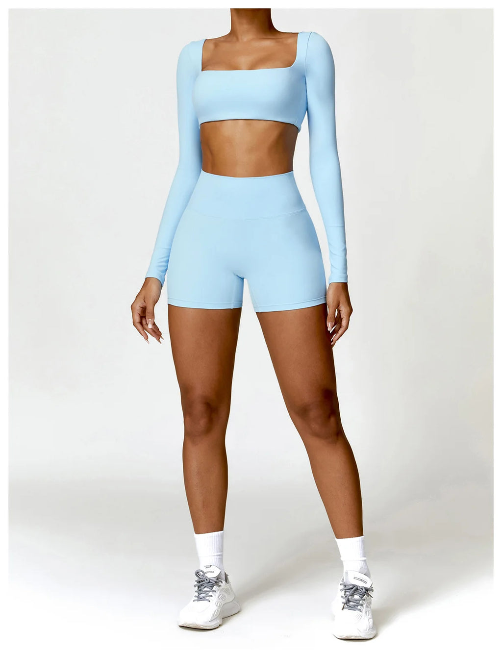 2-Peace Long Sleeve Yoga Suit