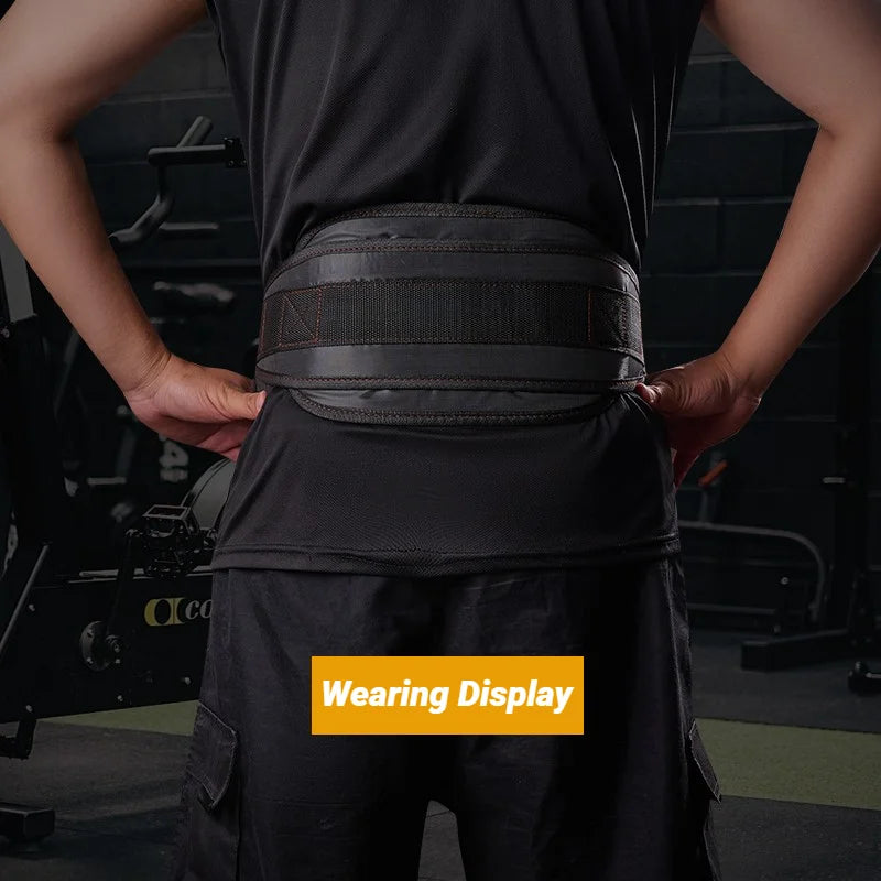 Thicken Weight Lifting Belt With Chain Dipping For Pull Up Chin Kettlebell Barbell Fitness Bodybuilding Gym Back Strength