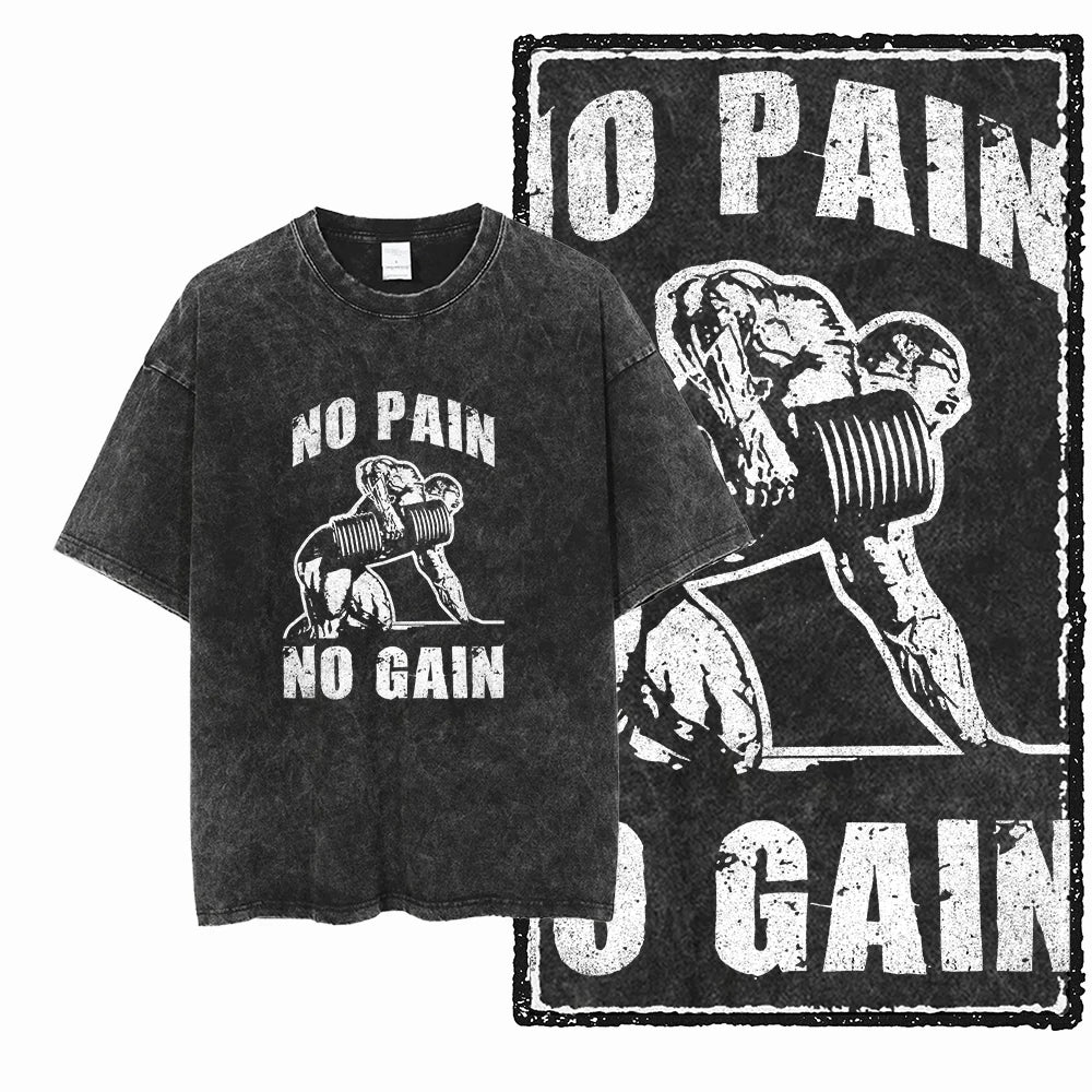 Gym Motivation Oversized Tee