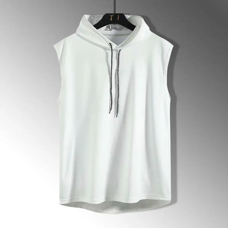 Sleeveless Hooded Tee