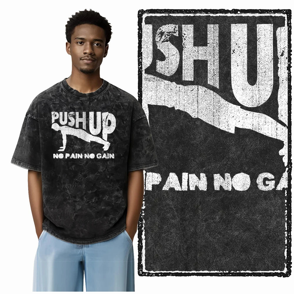 Gym Motivation Oversized Tee