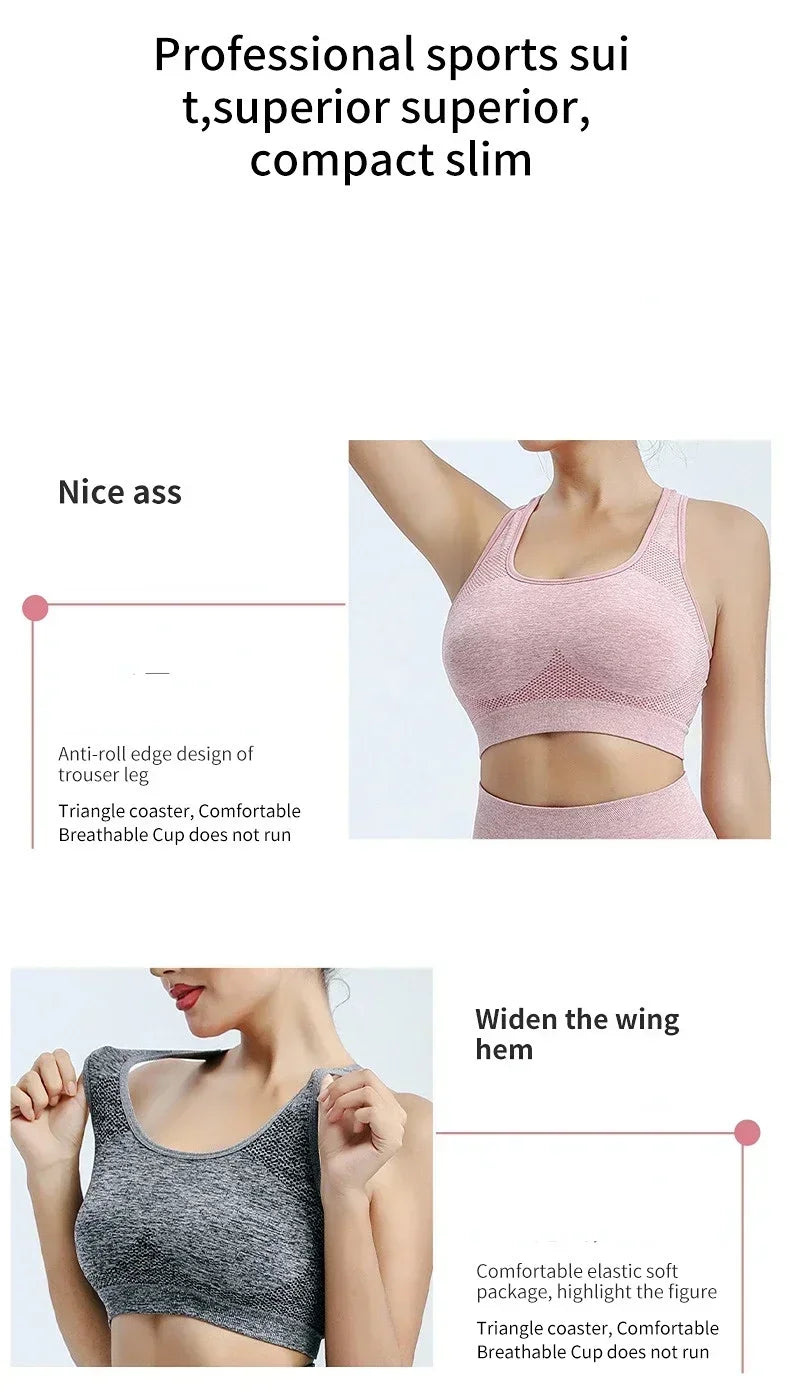 Seamless Yoga Bra & Shorts Set