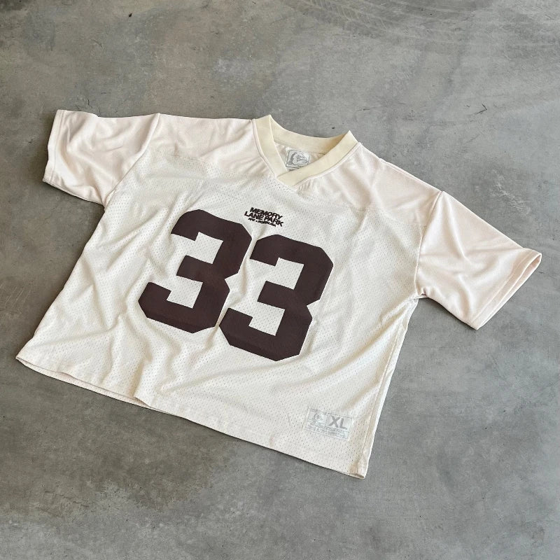 Oversized Retro Mesh Tee
