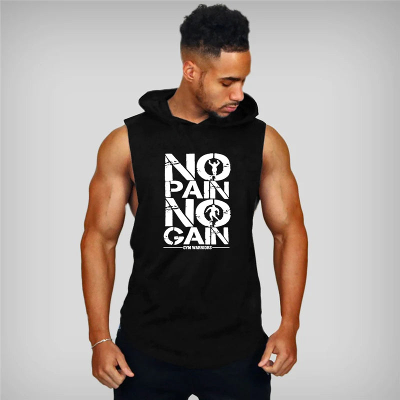 Sleeveless Hooded Tee