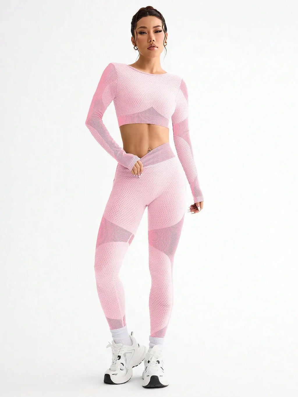 Seamless 2-Piece Yoga Suit