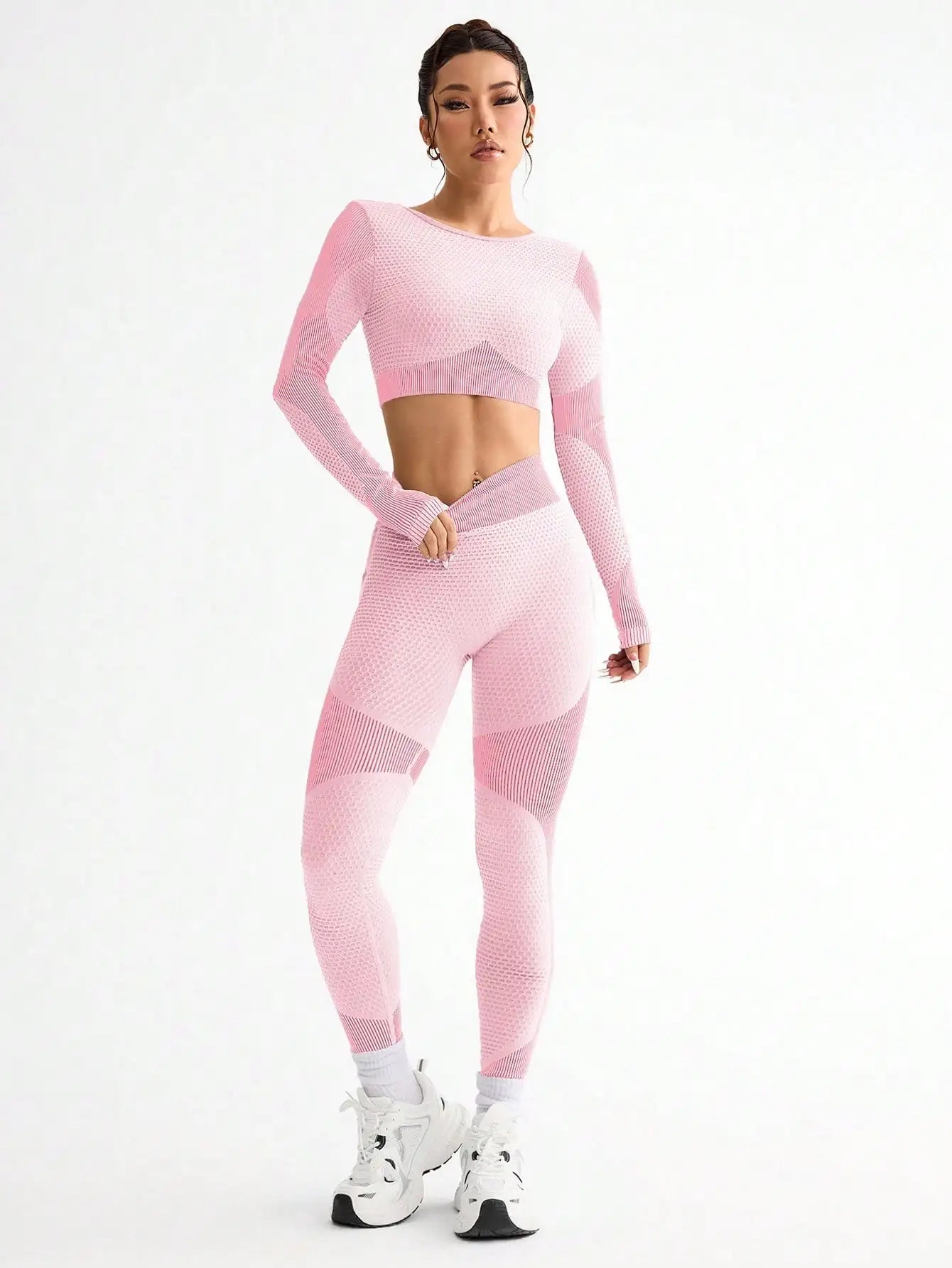 Seamless 2-Piece Yoga Suit