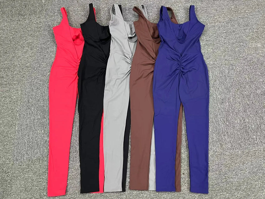 Backless One-piece Suit